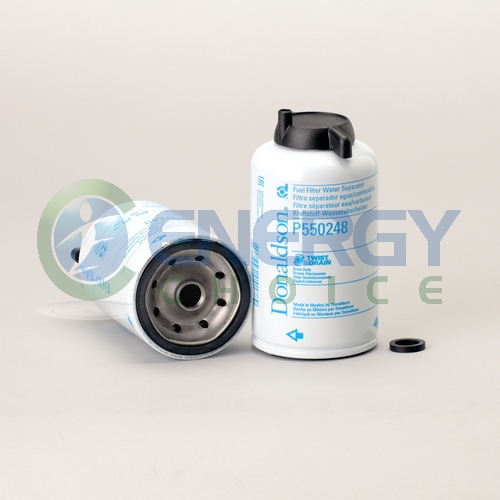 Fuel Filter, Water Separator Spin-On Twist and Drain, Donaldson, P550248